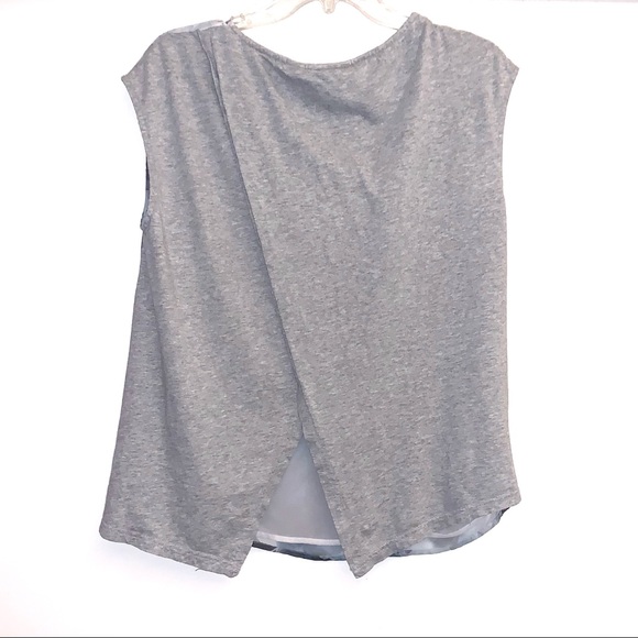 DKNY Jeans Sea floral Crossover Back Top - Picture 4 of 6